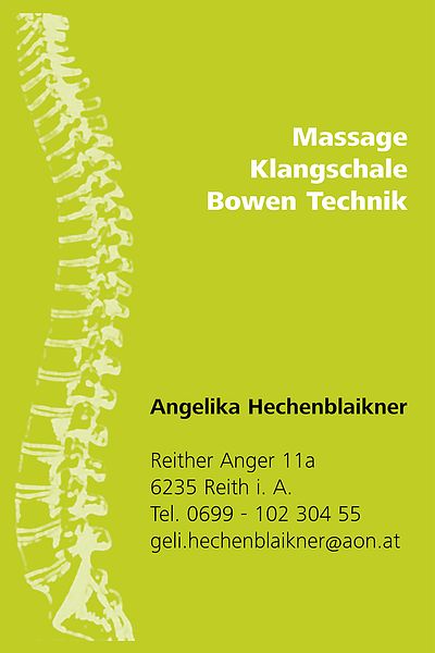 Massage Angelika Hechenblaikner